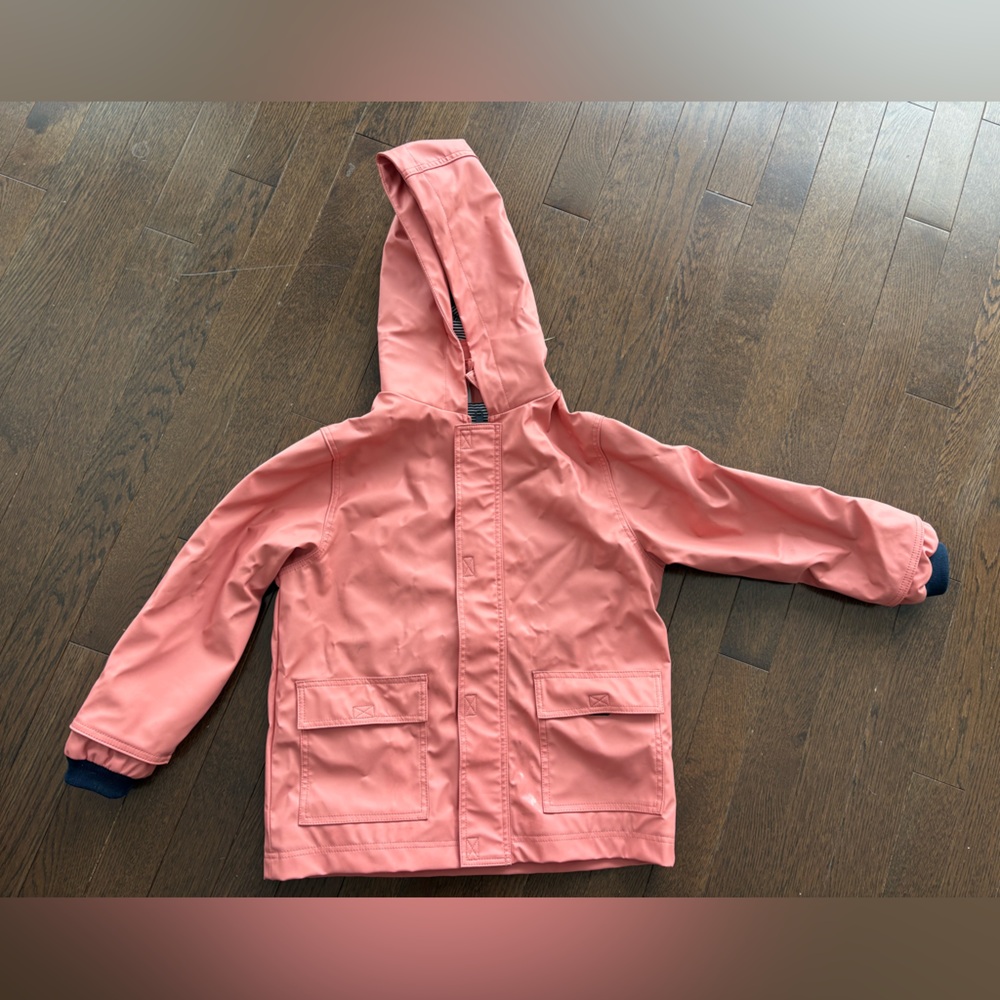 Petit Bateau Coral and Striped Jacket